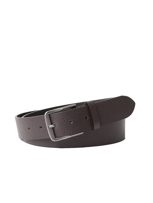 CALVIN KLEIN CKJ CLASSIC Shortenable leather belt delicious/antique silver - Belts