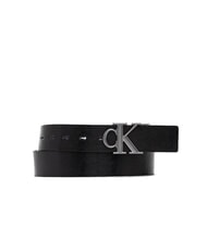 CALVIN KLEIN CKJ PLAQUE Double-sided belt that can be shortened - Belts