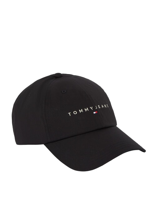 TOMMY HILFIGER TJM LINEAR LOGO Hat with visor black - Hats