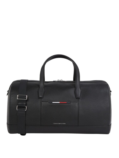 TOMMY HILFIGER TH CENTRAL Duffel bag with shoulder strap black - Duffle bags