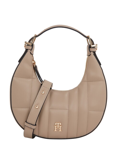 TOMMY HILFIGER TH FEMININE Mini Bag with shoulder strap coastal taupe - Women’s Bags