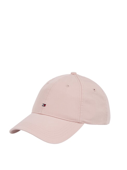 TOMMY HILFIGER ESSENTIAL FLAG  Hat with visor foggy pink - Hats