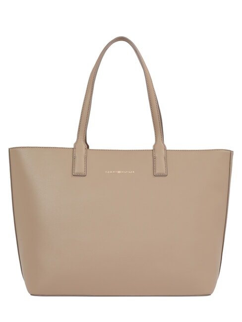 TOMMY HILFIGER TH LOGOTAPE  Shopping Bag coastal taupe - Women’s Bags