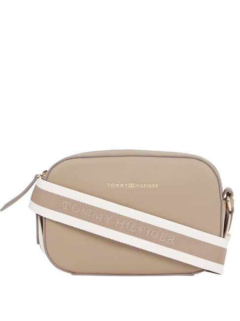 TOMMY HILFIGER TH LOGOTAPE  Mini Shoulder Camera Bag coastal taupe - Women’s Bags