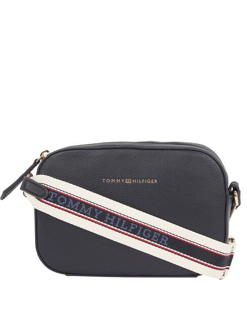 TOMMY HILFIGER TH LOGOTAPE  Mini Shoulder Camera Bag space blue / black - Women’s Bags