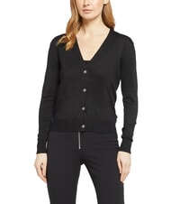 JOHN RICHMOND PEACEFUL Lurex cardigan with buttons - Women's Sweaters
