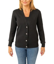 JOHN RICHMOND PEACEFUL Lurex cardigan with buttons - Women's Sweaters