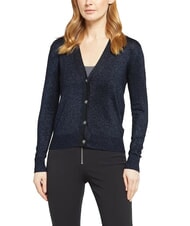 JOHN RICHMOND PEACEFUL Lurex cardigan with buttons - Women's Sweaters