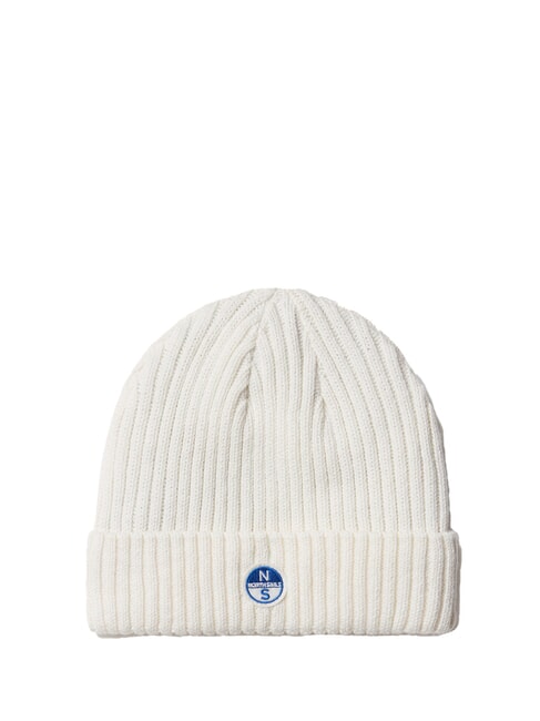 NORTH SAILS BEANIE LOGO Hat with cuff Marshmallow - Hats