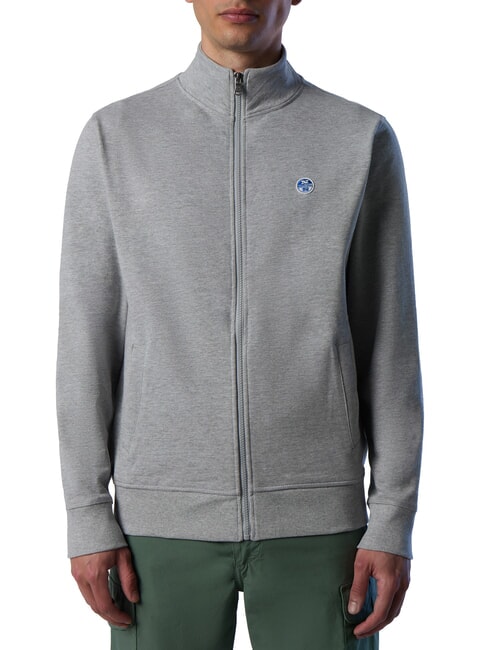 NORTH SAILS FULL ZIP  Zip-up sweatshirt gray melange - Sweatshirts