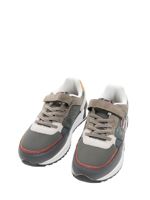 COLMAR DALTON CROSS KIDS Sneakers anthracite/taupe/burgundy - Baby Shoes