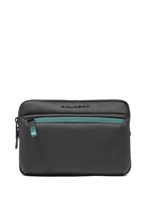 PIQUADRO CORNER SPECIALE GOMMATO iPad®mini pouch Black - Tablet holder& Organizer