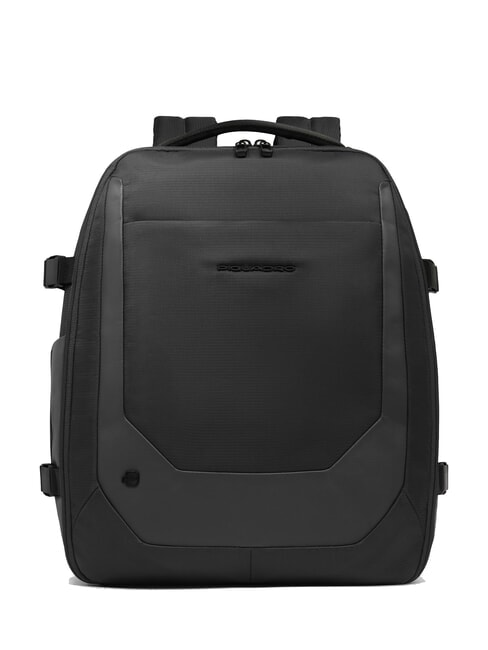 PIQUADRO S140 Travel backpack for 15.6" laptop Black - Laptop backpacks