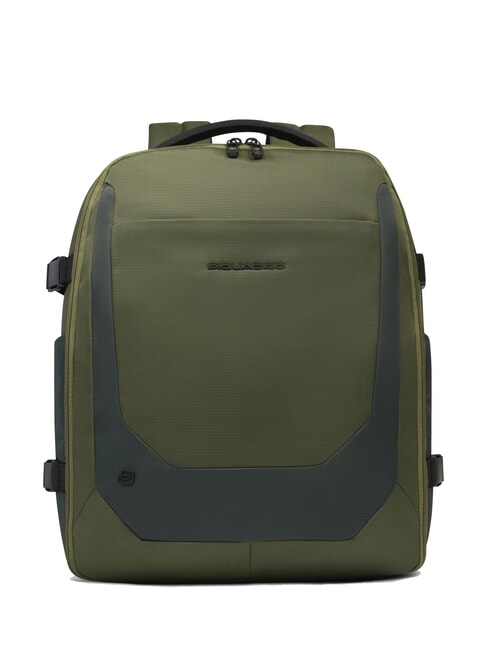 PIQUADRO S140 Travel backpack for 15.6" laptop GREEN - Laptop backpacks