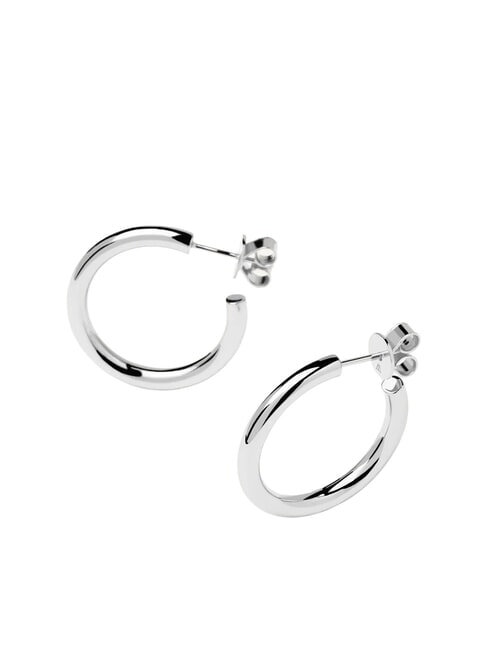 PDPAOLA THE NEW ESSENTIALS SUPREME CLOUD Silver hoop earrings silver - Earrings