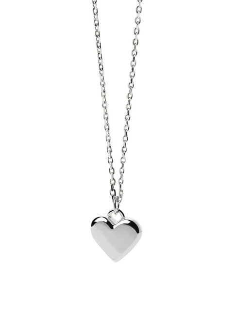 PDPAOLA L'ABSOLU ENGRAVE ME Silver necklace heart pendant silver - Necklaces