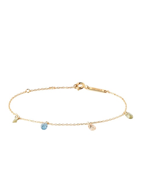 PDPAOLA COLOR BLOOM Bracelet with four drop zirconias gold - Bracelets