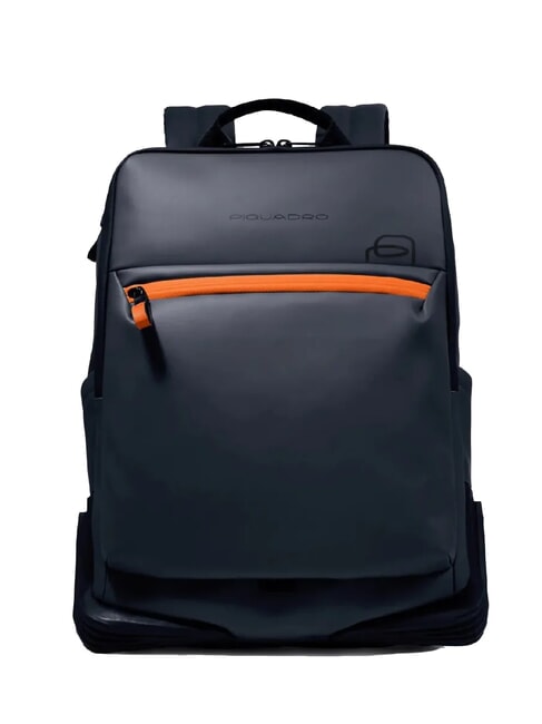 PIQUADRO CORNER SPECIALE GOMMATO 15.6" laptop backpack blue - Laptop backpacks