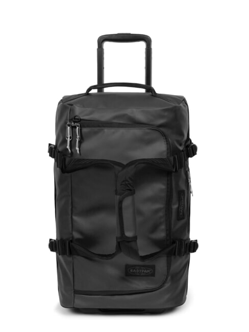 EASTPAK DUFFEL PACK WHEEL S Small water-repellent duffel bag trolley tarp black2 - Hand luggage