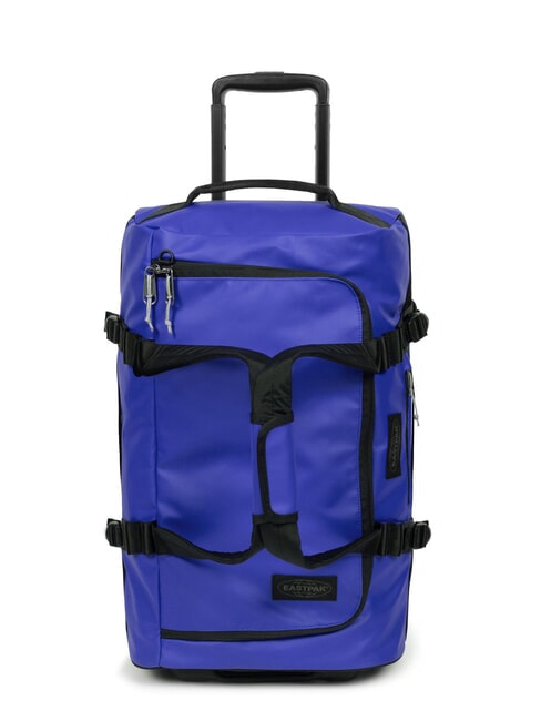 EASTPAK DUFFEL PACK WHEEL S Small water-repellent duffel bag trolley tarp blue - Hand luggage