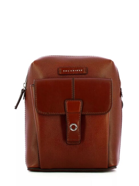 THE BRIDGE BIAGIO Leather bag brown 14/ruthenium palladium - Over-the-shoulder Bags for Men