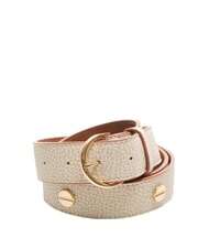 BORBONESE GRAFFITI Belt with studs - Belts