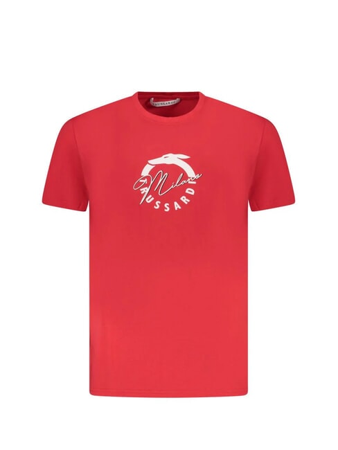 TRUSSARDI BASIC  Cotton T-Shirt red - T-shirt