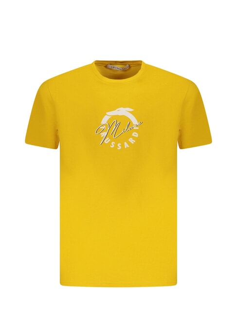 TRUSSARDI BASIC  Cotton T-Shirt mustard - T-shirt