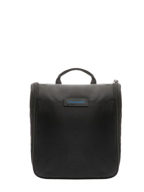 PIQUADRO BUSINESS CASUAL  Beauty case with hook Black - Beauty Case