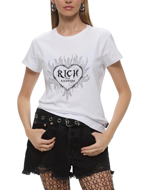 JOHN RICHMOND ZARES  Short-sleeved T-shirt white - T-shirt