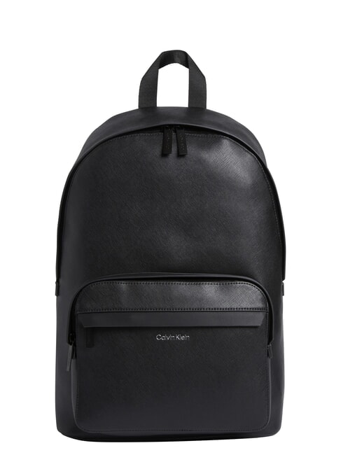 CALVIN KLEIN CK MUST Backpack with 15" laptop pocket on black - Backpacks & School and Leisure