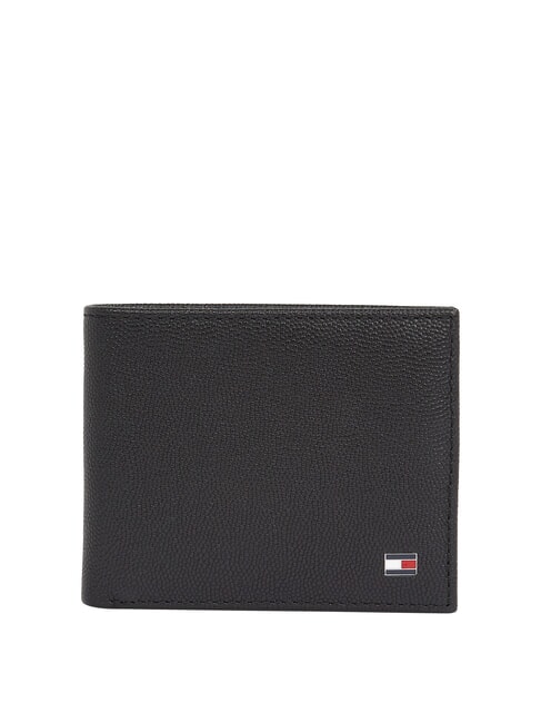 TOMMY HILFIGER TH FLAG Men's Leather Wallet black - Men’s Wallets