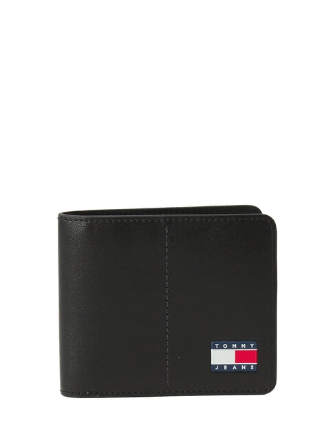 TOMMY HILFIGER TJM HERITAGE LEATHER Eco wallet black - Men’s Wallets