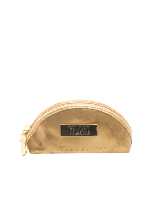 ALVIERO MARTINI PRIMA CLASSE GEO Necessaire medium crescent antique gold - Sachets & Travels Cases