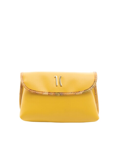 ALVIERO MARTINI PRIMA CLASSE GEO Small beauty case with flap honey yellow - Sachets & Travels Cases