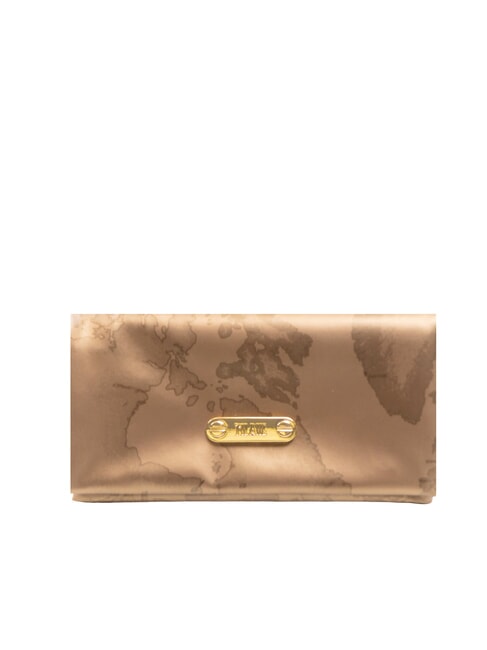 ALVIERO MARTINI PRIMA CLASSE GEO Medium folded sachet bronze - Sachets & Travels Cases