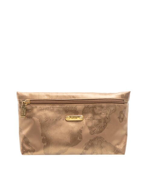 ALVIERO MARTINI PRIMA CLASSE GEO Large square sachet bronze - Sachets & Travels Cases