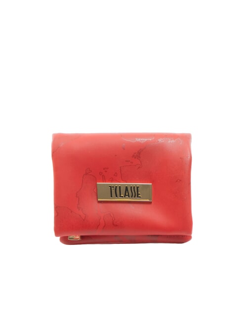 ALVIERO MARTINI PRIMA CLASSE GEO Small folded sachet bright red - Sachets & Travels Cases