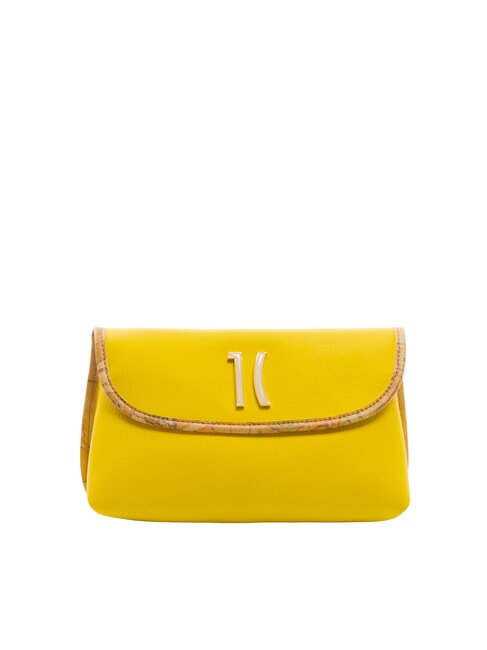 ALVIERO MARTINI PRIMA CLASSE GEO Small beauty case with flap lemon - Sachets & Travels Cases
