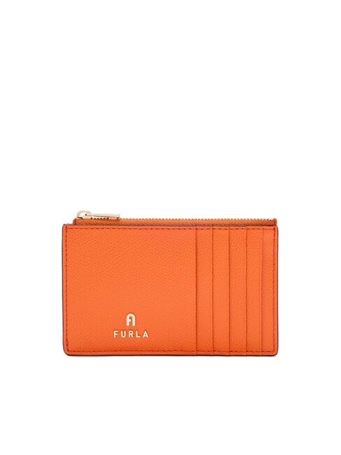 FURLA CAMELIA Flat leather wallet paprika - Women’s Wallets