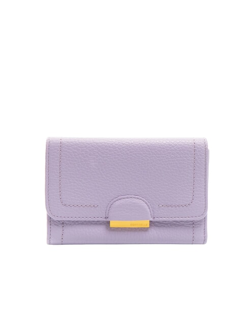 COCCINELLE TALEA Medium hammered leather wallet lav./lav. - Women’s Wallets