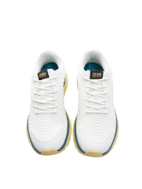 COLMAR URBANTRAIL COLORS Sneakers white-lt yellow-petrol - Unisex shoes
