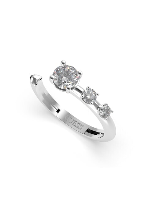 GUESS SUNBURST Ring with zirconia SILVER - Rings