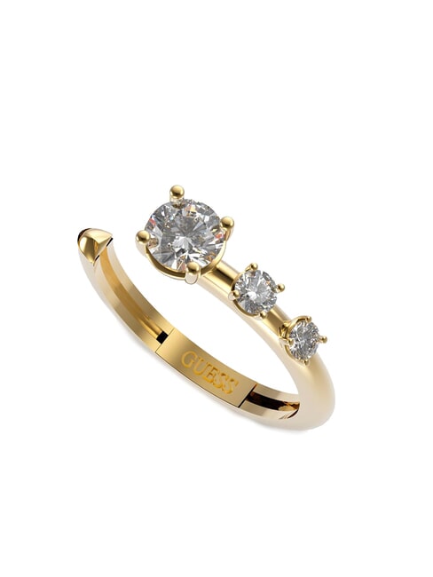 GUESS SUNBURST Ring with zirconia yellow gold - Rings