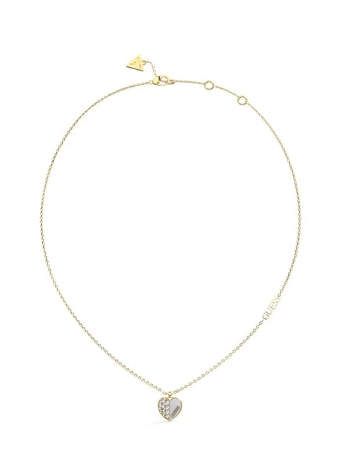 GUESS LOVELY Heart Pendant Necklace gold - Necklaces