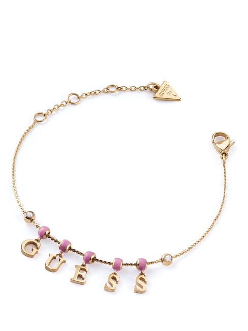 GUESS ARM PARTY Charm Bracelet yellow gold/pink - Bracelets