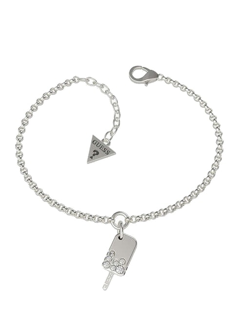GUESS I MELT FOR YOU  Charm Bracelet SILVER - Bracelets