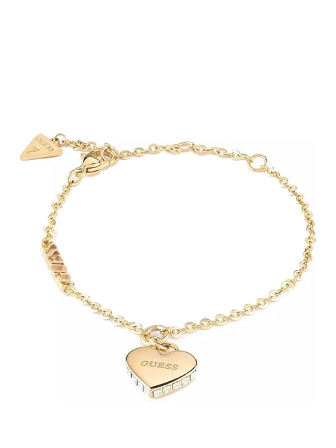GUESS FALLING IN LOVE Bracelet with heart yellow gold - Bracelets