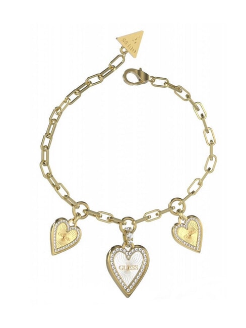GUESS LOVE ME TENDER  Multicharm bracelet yellow gold/rhodium - Bracelets