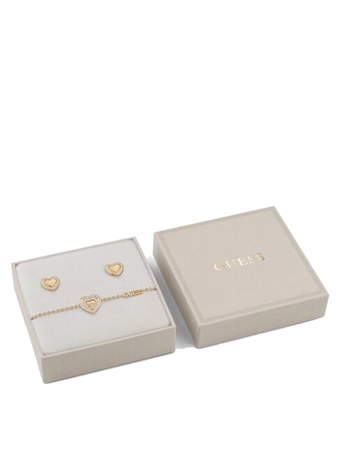 GUESS AMAMI GIFT BOX Bracelet + earrings yellow gold - Earrings